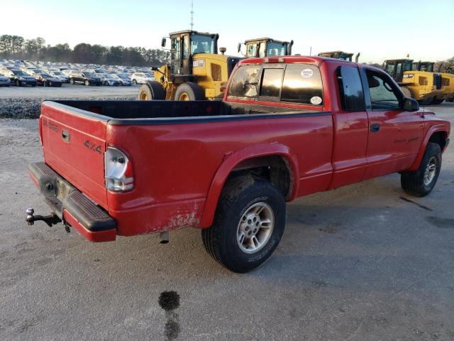 1B7GG22Y2XS256311 - 1999 DODGE DAKOTA RED photo 3