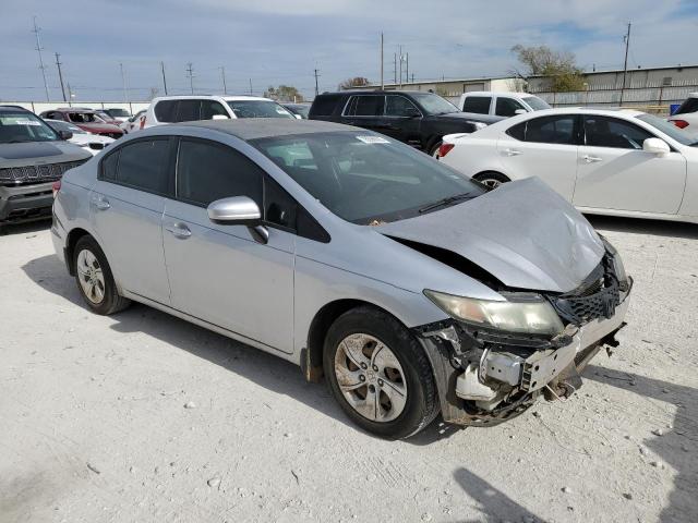 2HGFB2F54EH513176 - 2014 HONDA CIVIC LX GRAY photo 4