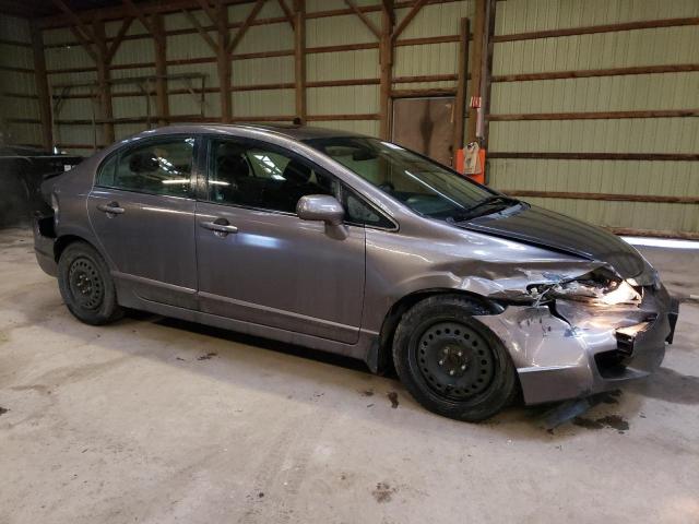 2HGFA1F65AH001698 - 2010 HONDA CIVIC LX-S رمادي صورة 4