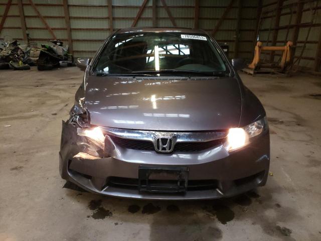 2HGFA1F65AH001698 - 2010 HONDA CIVIC LX-S GRAY photo 5