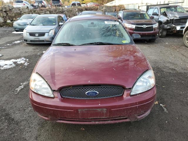 1FAFP53U27A116747 - 2007 FORD TAURUS SE MAROON photo 5