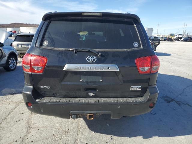 5TDBY67A09S023632 - 2009 TOYOTA SEQUOIA PLATINUM BLACK photo 6