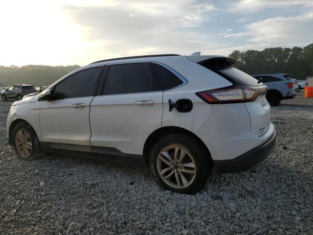 2FMTK3J84FBB19475 - 2015 FORD EDGE SEL WHITE photo 2