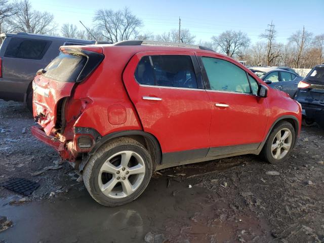 3GNCJNSB2FL247089 - 2015 CHEVROLET TRAX LTZ RED photo 3