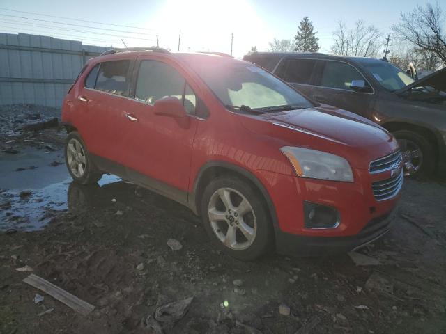 3GNCJNSB2FL247089 - 2015 CHEVROLET TRAX LTZ RED photo 4