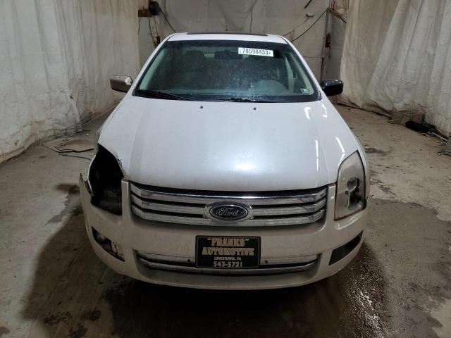 3FAHP08119R219287 - 2009 FORD FUSION SEL WHITE photo 5