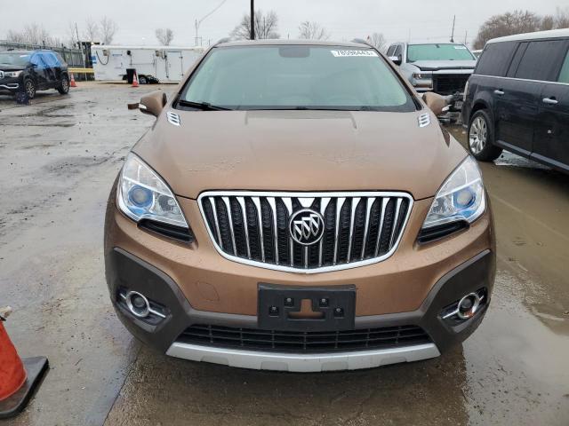 KL4CJCSBXGB624049 - 2016 BUICK ENCORE BROWN photo 5