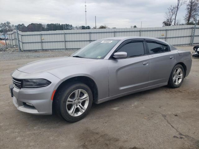 2C3CDXBG0FH776223 - 2015 DODGE CHARGER SE SILVER photo 1