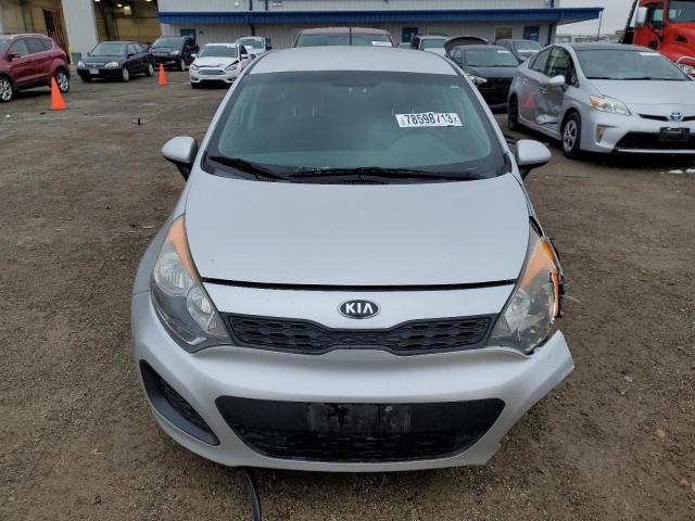 KNADM5A36F6459113 - 2015 KIA RIO LX SILVER photo 5