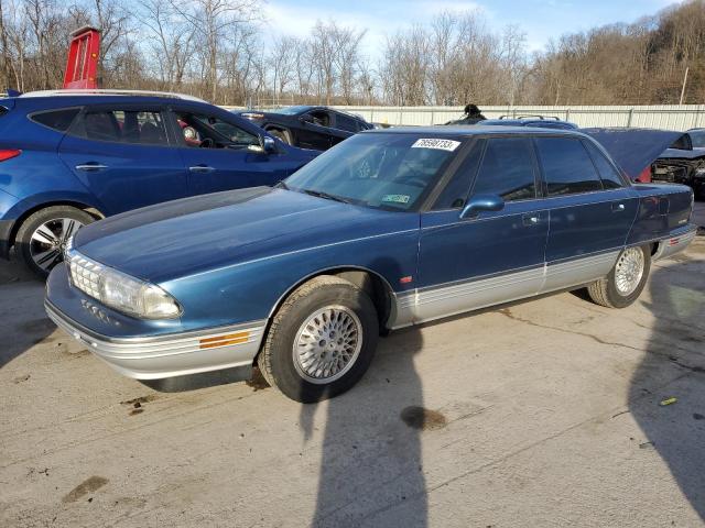 1G3CW53L8N4309388 - 1992 OLDSMOBILE 98 REGENCY ELITE BLUE photo 1