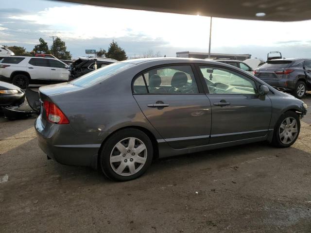 2HGFA1F55AH321174 - 2010 HONDA CIVIC LX GRAY photo 3