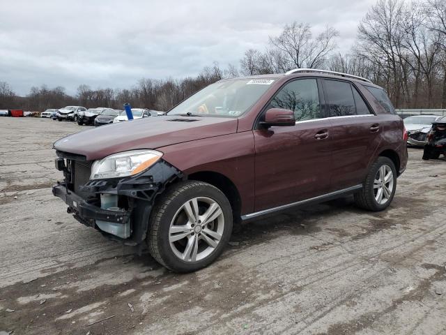 4JGDA5HB0FA501499 - 2015 MERCEDES-BENZ ML 350 4MATIC BURGUNDY photo 1