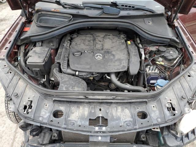4JGDA5HB0FA501499 - 2015 MERCEDES-BENZ ML 350 4MATIC BURGUNDY photo 12
