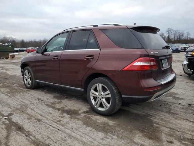 4JGDA5HB0FA501499 - 2015 MERCEDES-BENZ ML 350 4MATIC BURGUNDY photo 2