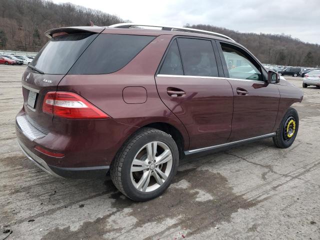 4JGDA5HB0FA501499 - 2015 MERCEDES-BENZ ML 350 4MATIC BURGUNDY photo 3