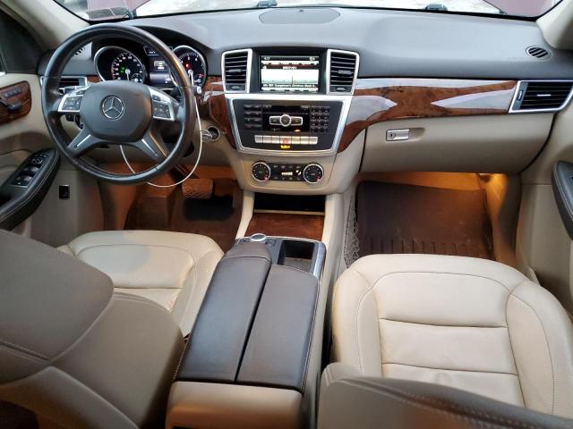 4JGDA5HB0FA501499 - 2015 MERCEDES-BENZ ML 350 4MATIC BURGUNDY photo 8