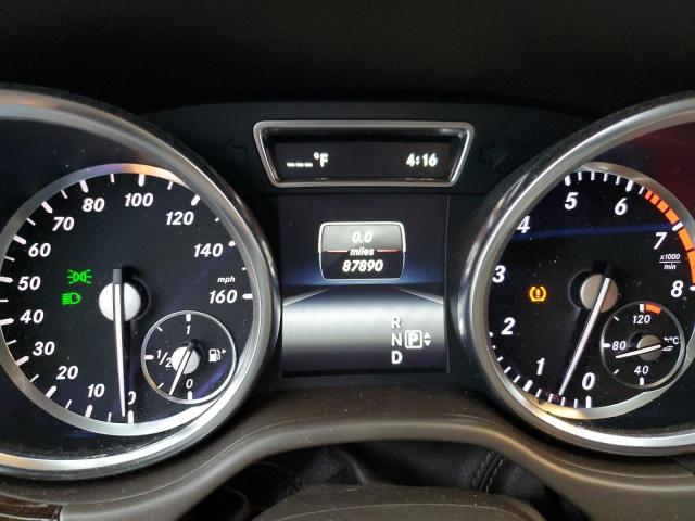 4JGDA5HB0FA501499 - 2015 MERCEDES-BENZ ML 350 4MATIC BURGUNDY photo 9