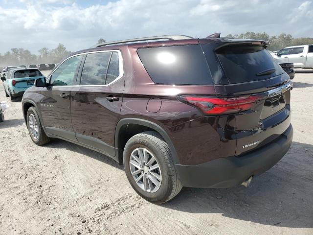 1GNERGKW4NJ147890 - 2022 CHEVROLET TRAVERSE LT BURGUNDY photo 2