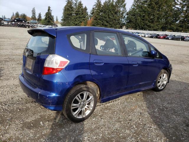 JHMGE88459S008150 - 2009 HONDA FIT SPORT BLUE photo 3