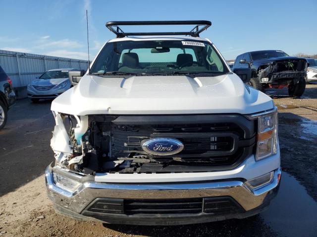 1FTMF1CB3MKE47743 - 2021 FORD F150 WHITE photo 5