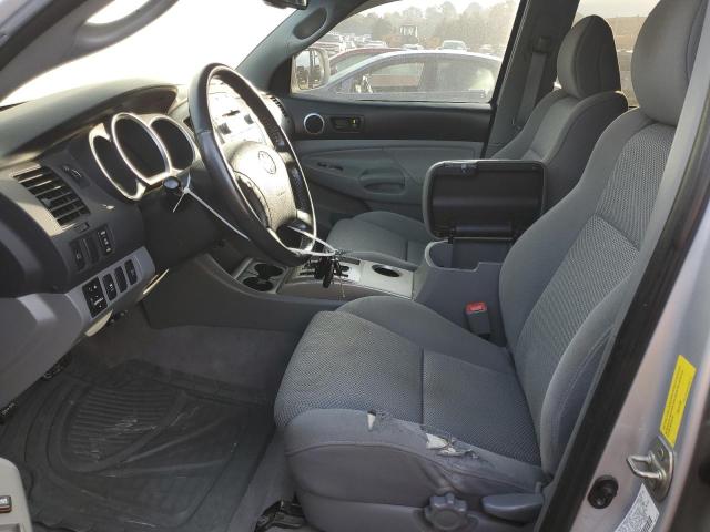 5TEJU4GN0AZ695101 - 2010 TOYOTA TACOMA DOUBLE CAB PRERUNNER SILVER photo 7