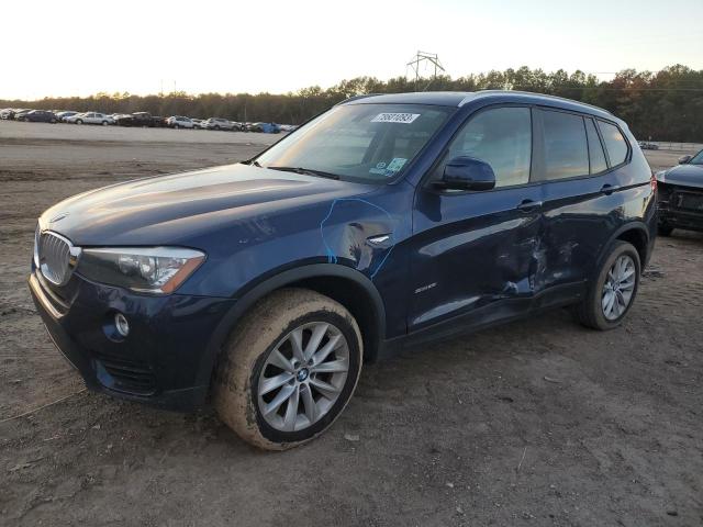 5UXWZ7C30H0V92928 - 2017 BMW X3 SDRIVE28I BLUE photo 1