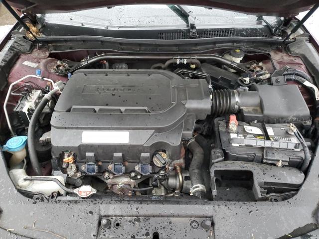 5J6TF2H59DL001847 - 2013 HONDA CROSSTOUR EXL მუქწითელი ფოტო 11