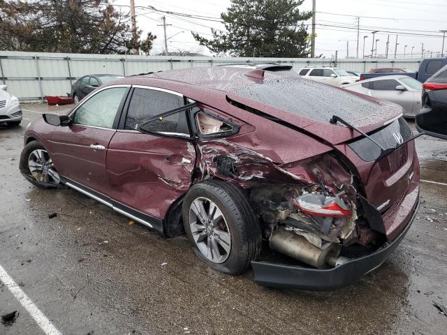 5J6TF2H59DL001847 - 2013 HONDA CROSSTOUR EXL მუქწითელი ფოტო 2