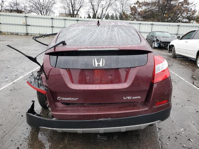 5J6TF2H59DL001847 - 2013 HONDA CROSSTOUR EXL MAROON photo 6