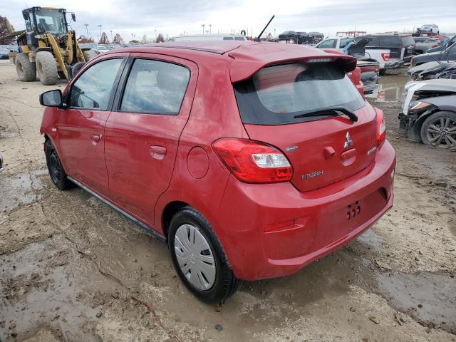 ML32A3HJ9KH013275 - 2019 MITSUBISHI MIRAGE ES RED photo 2