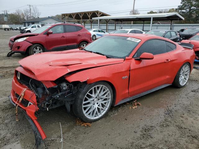 1FA6P8CF9F5423827 - 2015 FORD MUSTANG GT RED photo 1
