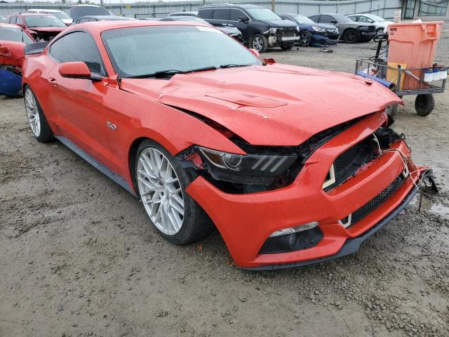 1FA6P8CF9F5423827 - 2015 FORD MUSTANG GT RED photo 4