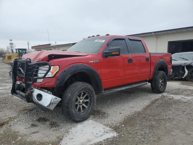 1FTFW1EF2BKD57618 - 2011 FORD F150 SUPERCREW RED photo 1