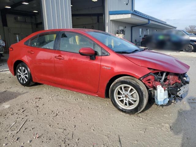 JTDEAMDE2MJ002056 - 2021 TOYOTA COROLLA LE RED photo 4