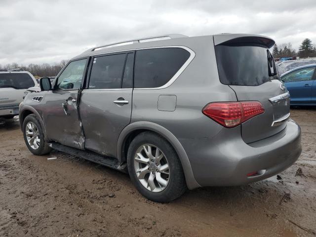 JN8AZ2NE7B9002602 - 2011 INFINITI QX56 GRAY photo 2