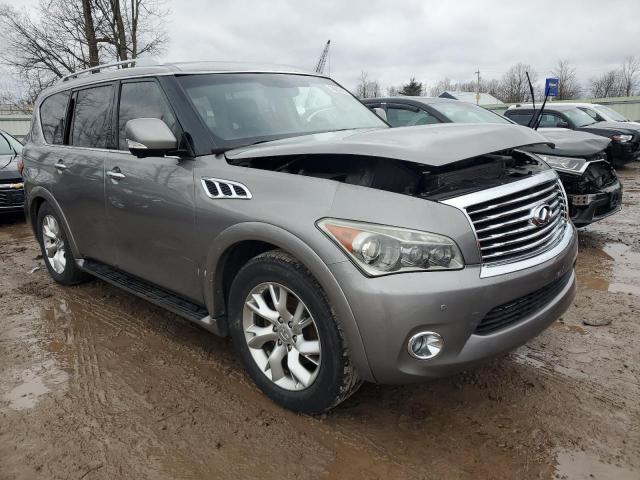 JN8AZ2NE7B9002602 - 2011 INFINITI QX56 GRAY photo 4