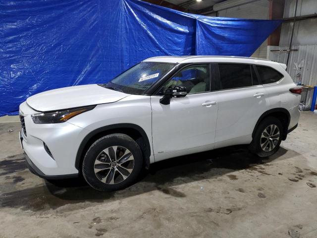 5TDKBRCH3PS589271 - 2023 TOYOTA HIGHLANDER HYBRID XLE WHITE photo 1