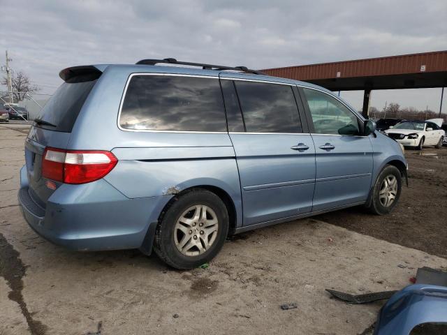 5FNRL38637B092841 - 2007 HONDA ODYSSEY EXL BLUE photo 3