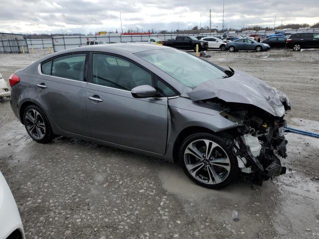 KNAFZ4A80G5504974 - 2016 KIA FORTE EX GRAY photo 4