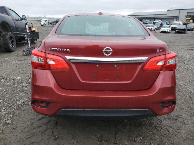 3N1AB7AP0GL652684 - 2016 NISSAN SENTRA S BURGUNDY photo 6