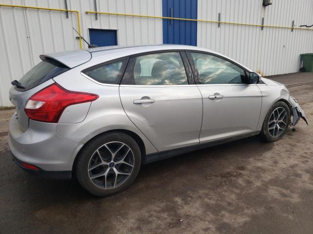 1FAHP3N29CL350441 - 2012 FORD FOCUS TITANIUM SILVER photo 3