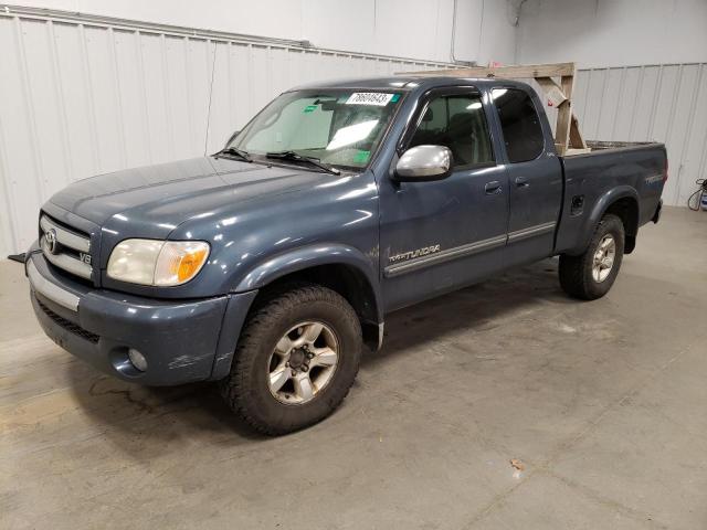 5TBBT44185S468923 - 2005 TOYOTA TUNDRA ACCESS CAB SR5 BLUE photo 1