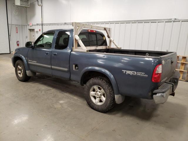 5TBBT44185S468923 - 2005 TOYOTA TUNDRA ACCESS CAB SR5 BLUE photo 2