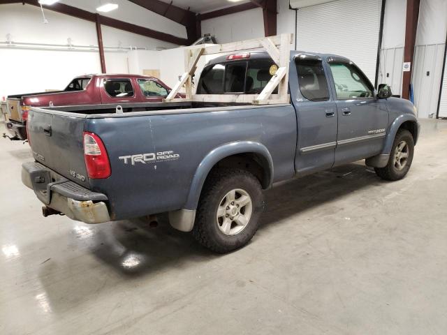 5TBBT44185S468923 - 2005 TOYOTA TUNDRA ACCESS CAB SR5 BLUE photo 3