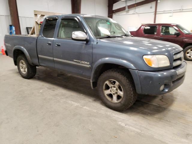 5TBBT44185S468923 - 2005 TOYOTA TUNDRA ACCESS CAB SR5 BLUE photo 4