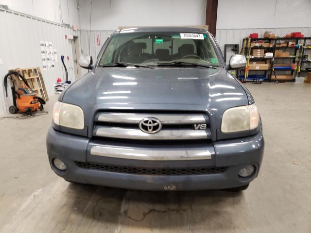 5TBBT44185S468923 - 2005 TOYOTA TUNDRA ACCESS CAB SR5 BLUE photo 5