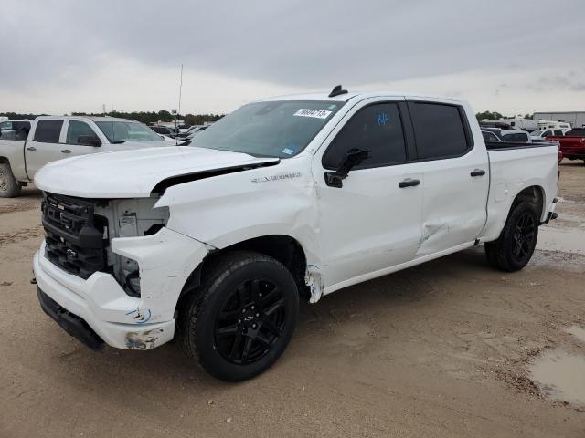 1GCPABEK2NZ571655 - 2022 CHEVROLET SILVERADO C1500 CUSTOM WHITE photo 1