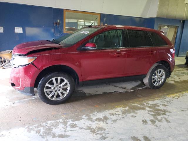 2FMDK3JC0EBB04219 - 2014 FORD EDGE SEL BURGUNDY photo 1