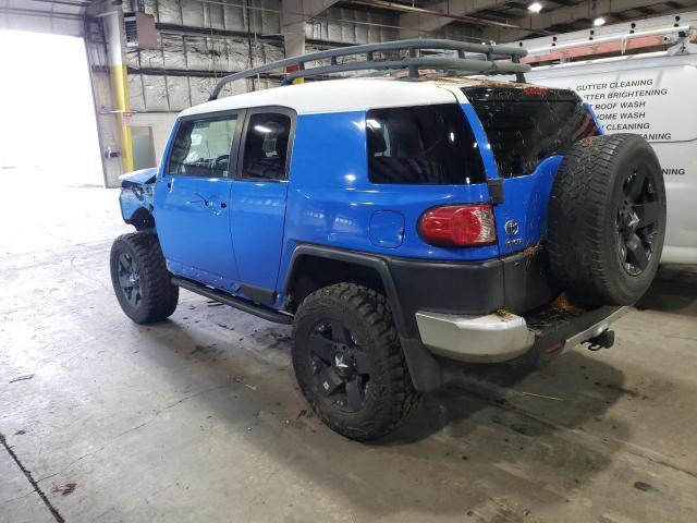 JTEBU11F470004287 - 2007 TOYOTA FJ CRUISER BLUE photo 2