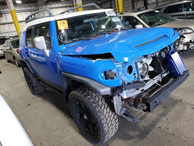 JTEBU11F470004287 - 2007 TOYOTA FJ CRUISER BLUE photo 4